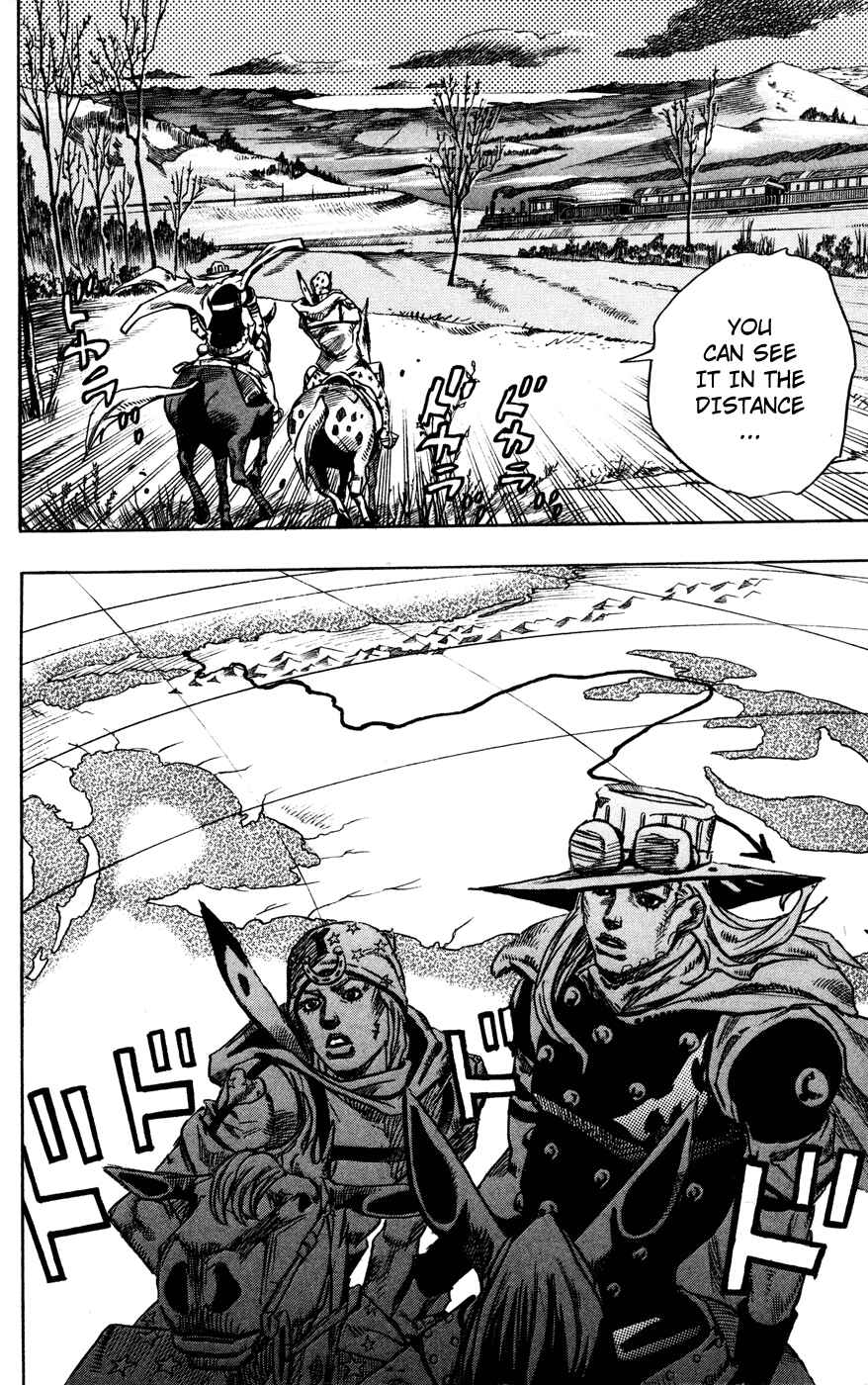 JoJo no Kimyou na Bouken: Part 7 - Steel Ball Run Chapter 77 - Page 13
