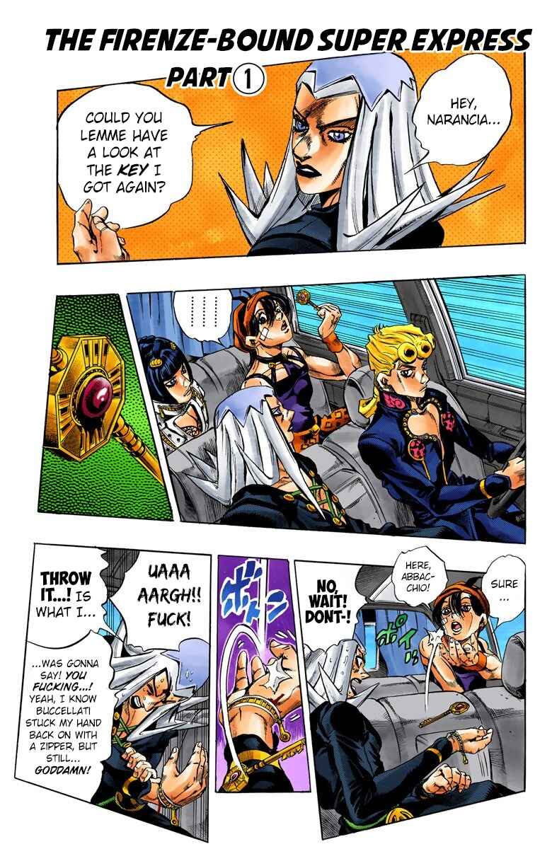 JoJo no Kimyou na Bouken: Part 5 - Ougon no Kaze Color-ban Chapter 47 - Page 2