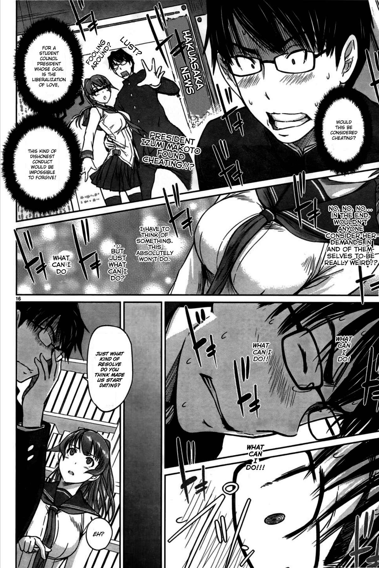 Ren'ai Shikou Seitokai Chapter 4 - Page 16