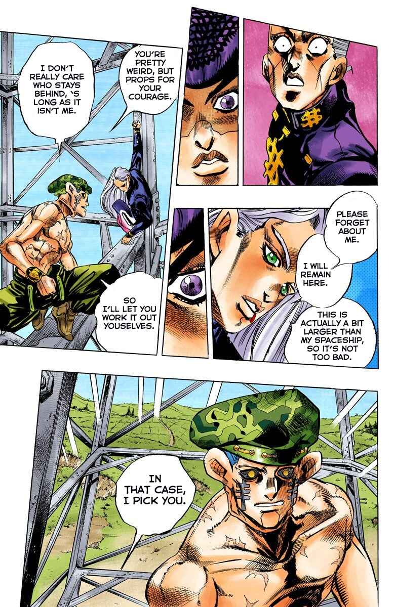 JoJo no Kimyou na Bouken: Part 4 - Diamond wa Kudakenai Color-ban Chapter 136 - Page 17