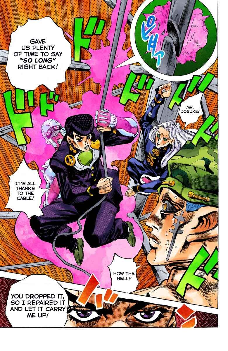JoJo no Kimyou na Bouken: Part 4 - Diamond wa Kudakenai Color-ban Chapter 136 - Page 19