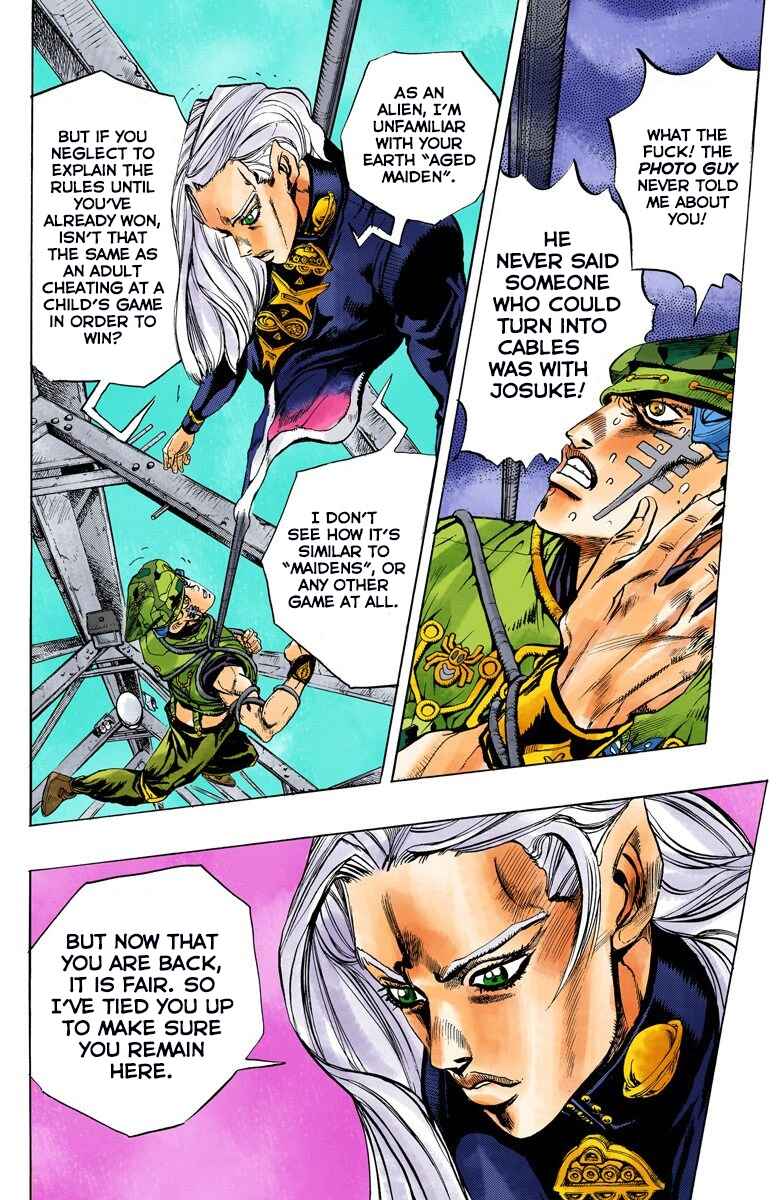 JoJo no Kimyou na Bouken: Part 4 - Diamond wa Kudakenai Color-ban Chapter 136 - Page 4