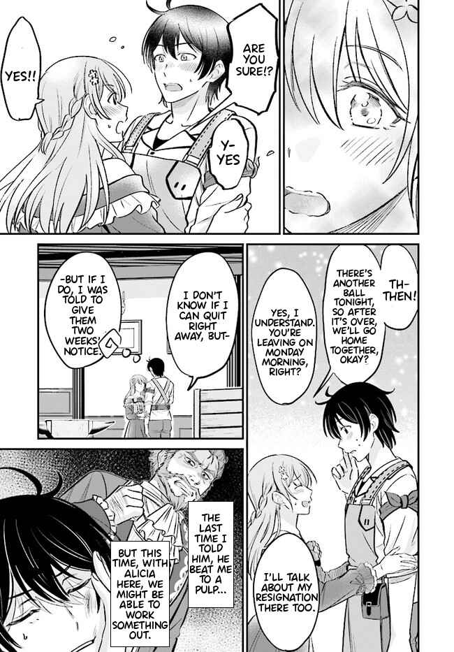 Kyuutei Kajishi no Shiawase na Nichijou ~Black na Shokuba wo Tsuihou Saretaga, Ringoku de Koushaku Reijou ni Dekiaisarenagara White na Seikatsu Okurimasu~ Chapter 2.1 - Page 8