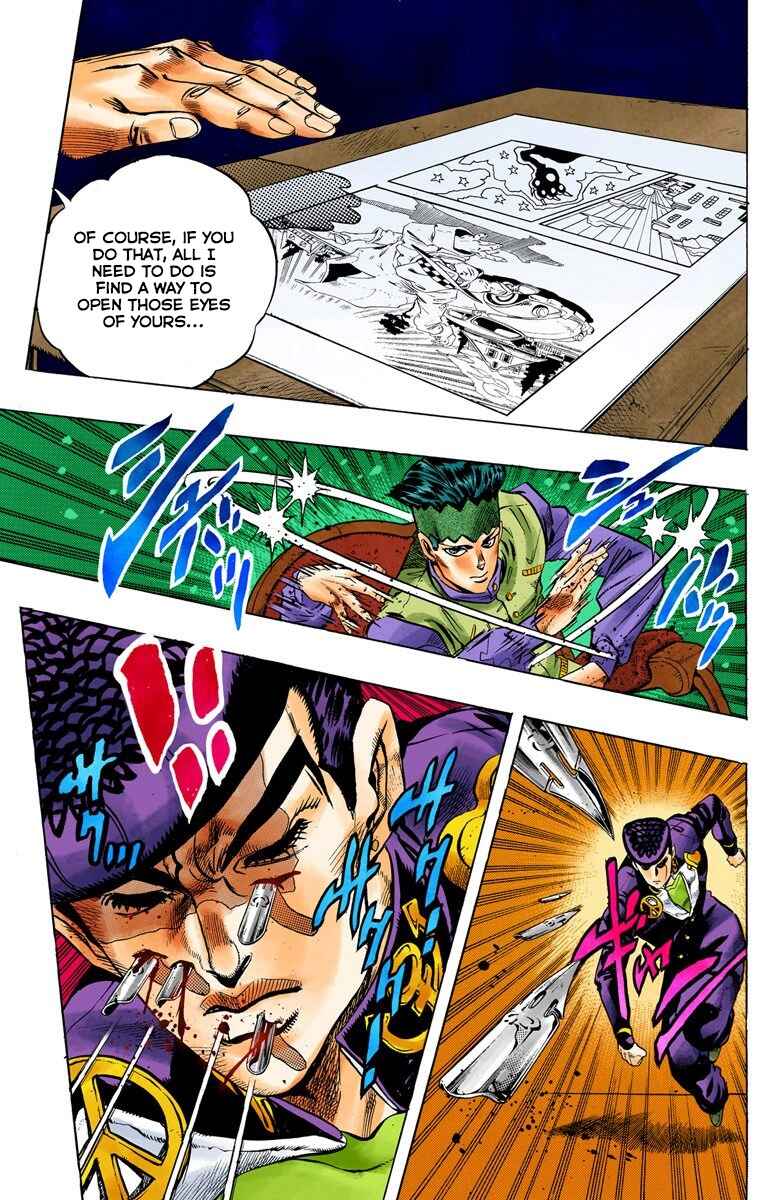 JoJo no Kimyou na Bouken: Part 4 - Diamond wa Kudakenai Color-ban Chapter 58 - Page 14