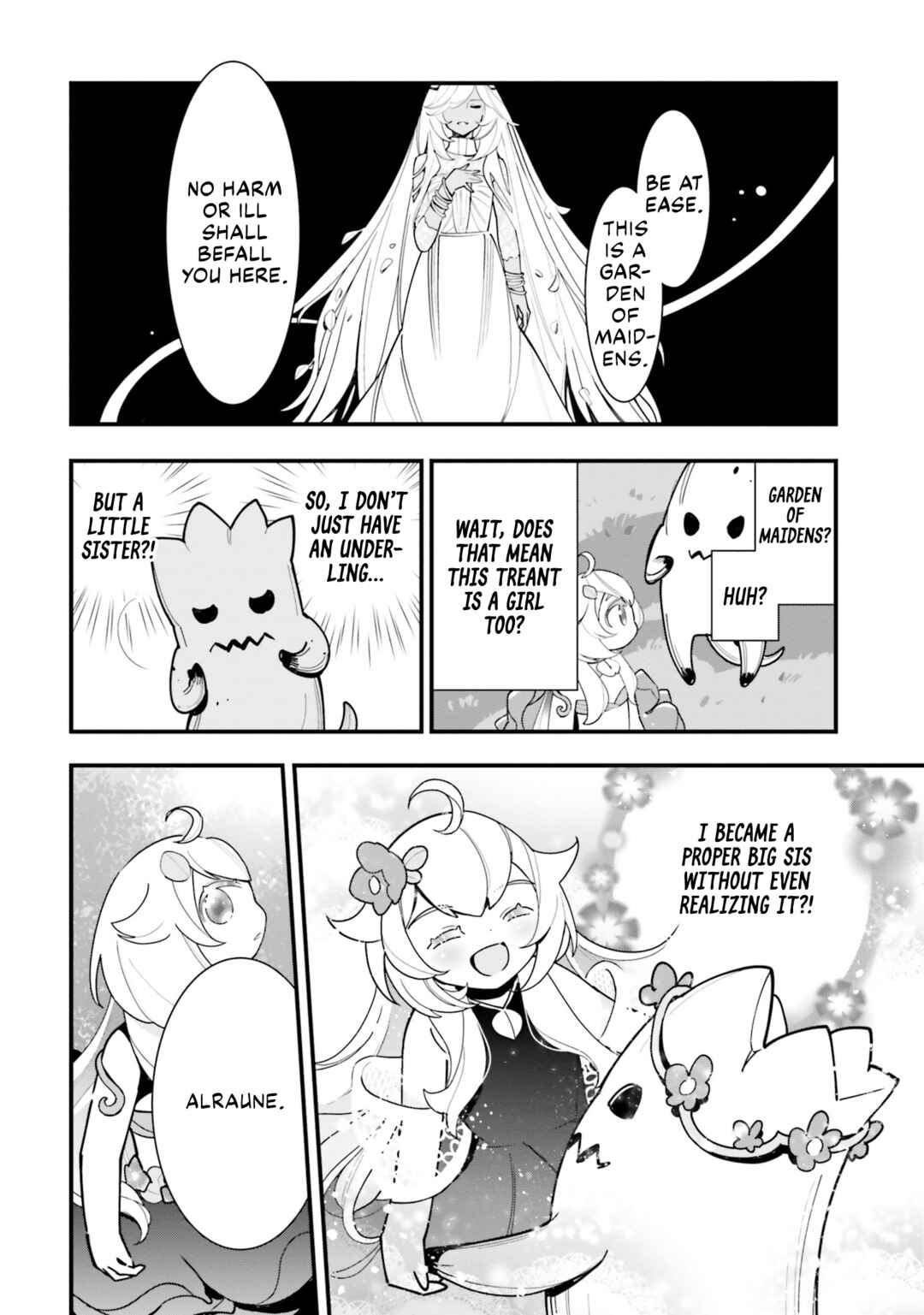 Shokubutsu Monster Musume Nikki: Seijo datta Watashi ga Uragirareta Hate ni Alraune ni Tensei Shite Shimatta node, kore kara wa Kougousei o Shinagara Shizuka ni Shokubutsu Life o Sugoshimasu Chapter 19 - Page 27