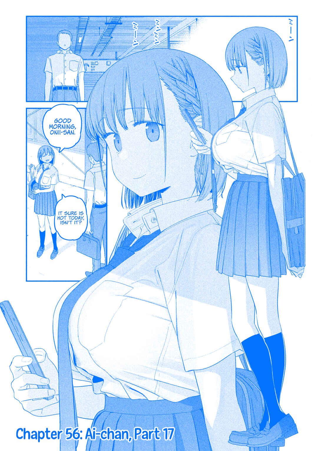 Getsuyoubi no Tawawa (Blue) (Fan Colored) Chapter 56 - Page 1