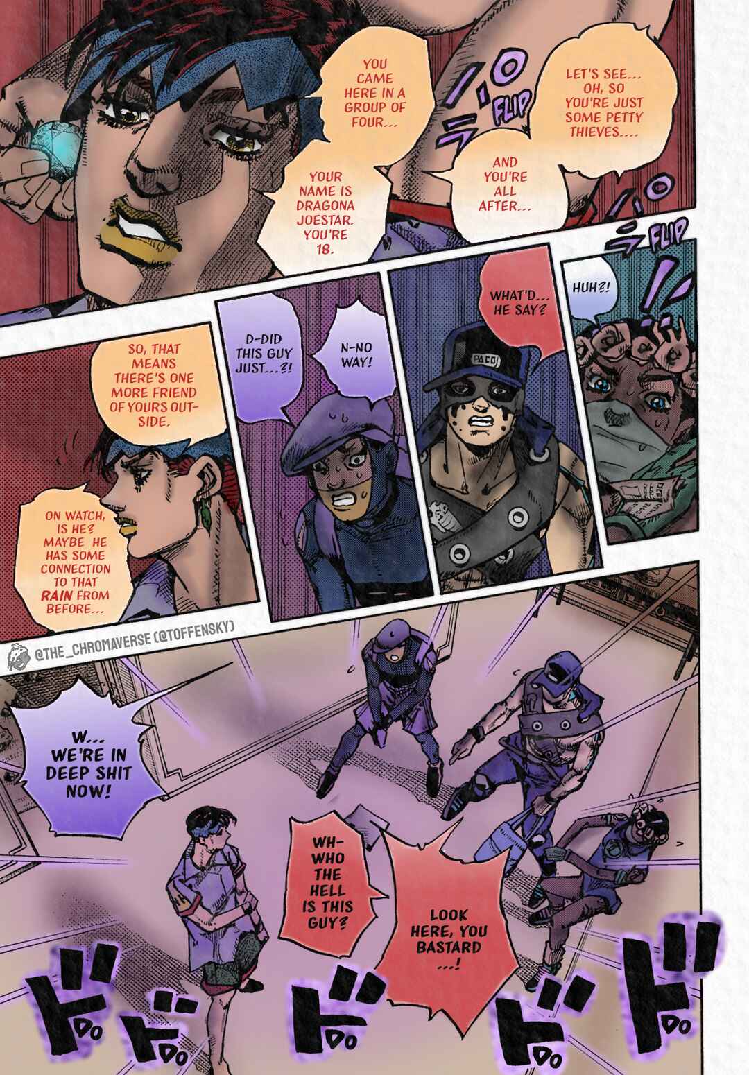 JoJo's Bizarre Adventure Part 9 - The JOJOLands (Fan-Colored) Chapter 4 - Page 26
