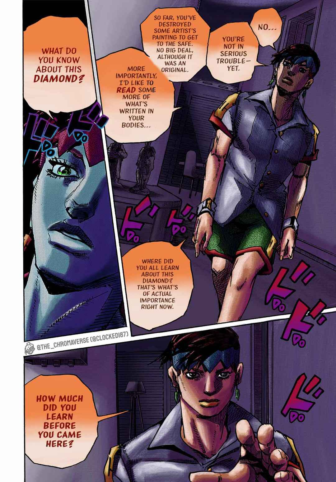 JoJo's Bizarre Adventure Part 9 - The JOJOLands (Fan-Colored) Chapter 4 - Page 27