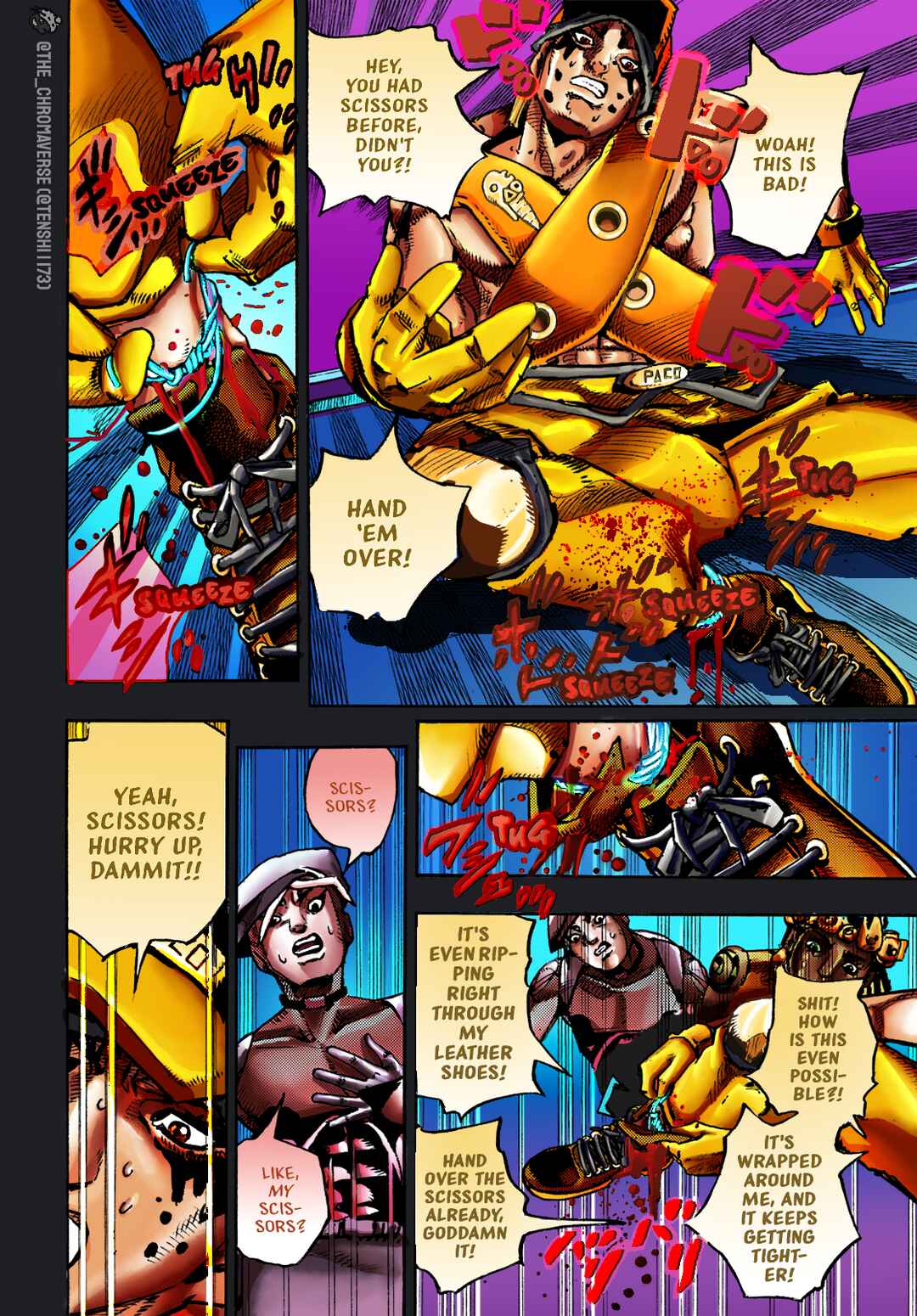 JoJo's Bizarre Adventure Part 9 - The JOJOLands (Fan-Colored) Chapter 4 - Page 4