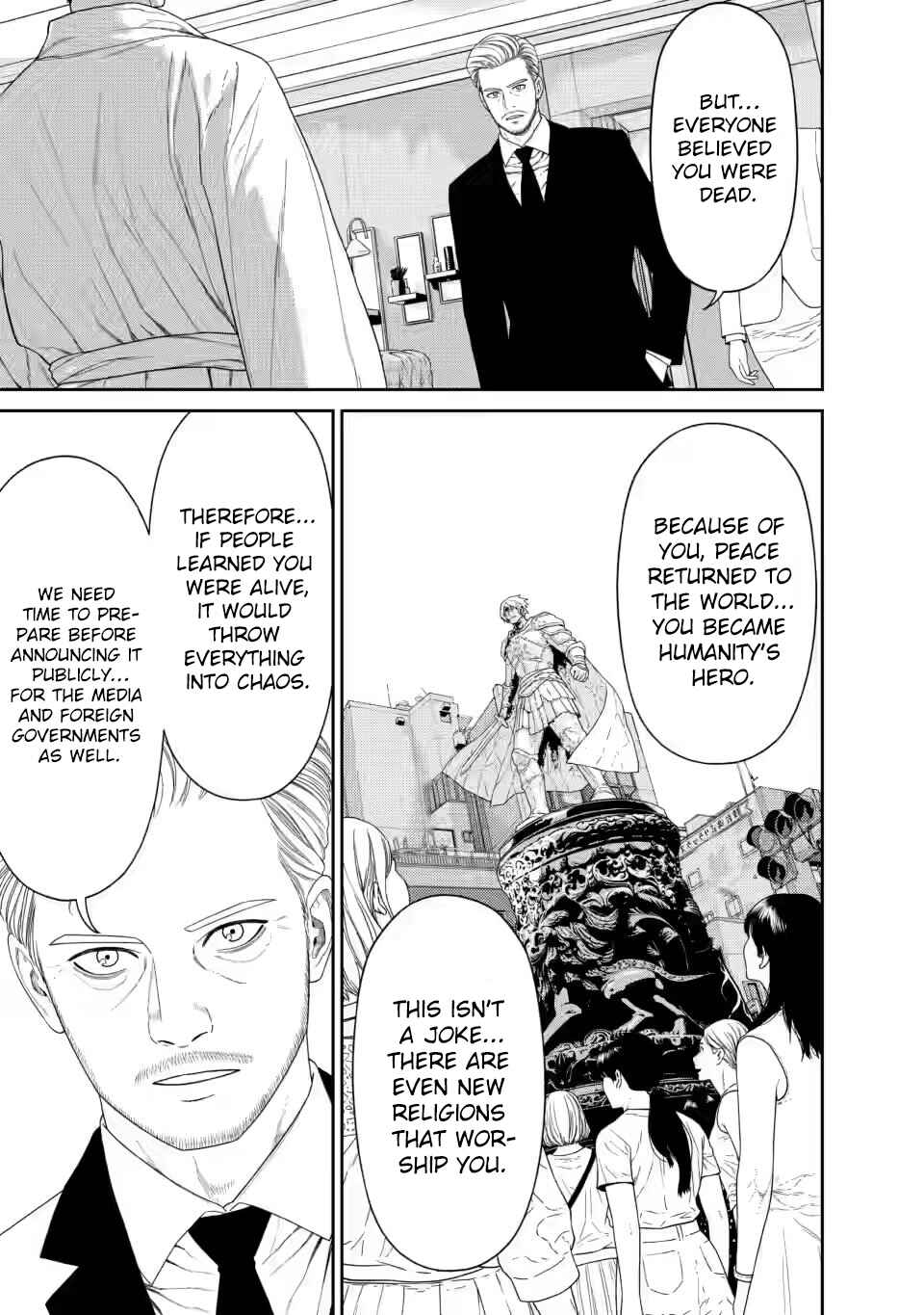 Dungeon de Tatakaitsuzukete 20-nen no Doutei Yuusha, Chijou ni Modottara Danjoubi 1:1000 no Sekai Datta Chapter 3.2 - Page 2