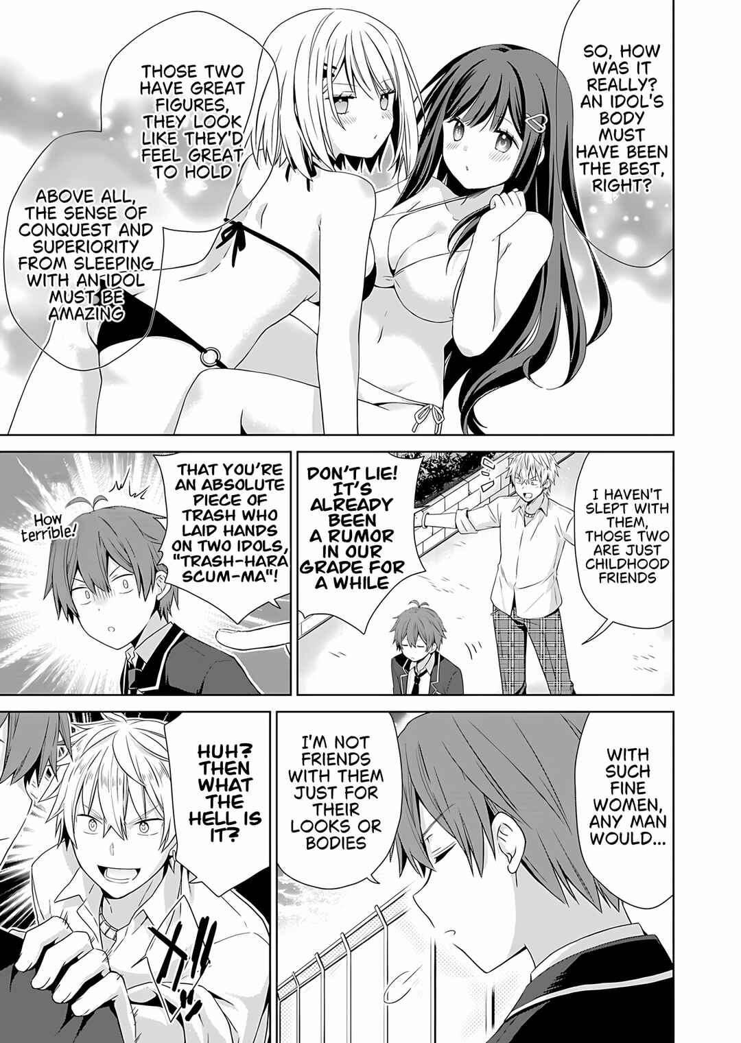 Osananajimi-tachi ga Ninki Idol ni Natta: Amaama na Kanojo-tachi wa Ore ni Mitsuide Kureteiru Chapter 1 - Page 28