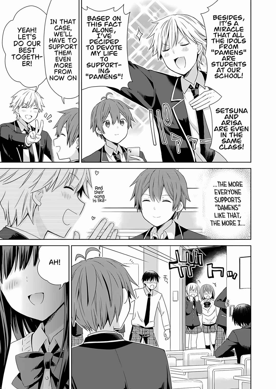 Osananajimi-tachi ga Ninki Idol ni Natta: Amaama na Kanojo-tachi wa Ore ni Mitsuide Kureteiru Chapter 1 - Page 8