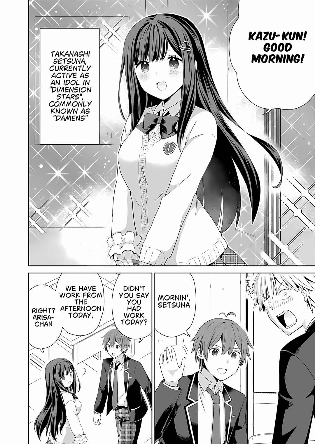 Osananajimi-tachi ga Ninki Idol ni Natta: Amaama na Kanojo-tachi wa Ore ni Mitsuide Kureteiru Chapter 1 - Page 9