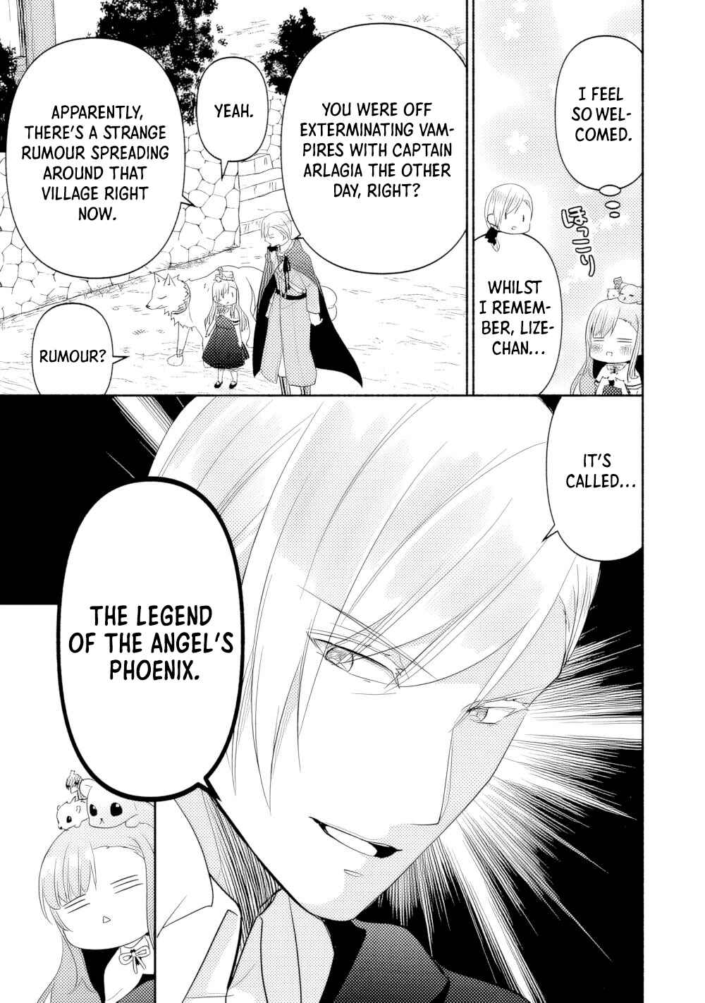 Tensei Youjo.: Shinjuu to Ouji to, Saikyou no Oji-san Youhei-dan no Naka de Ikiru Chapter 16 - Page 3