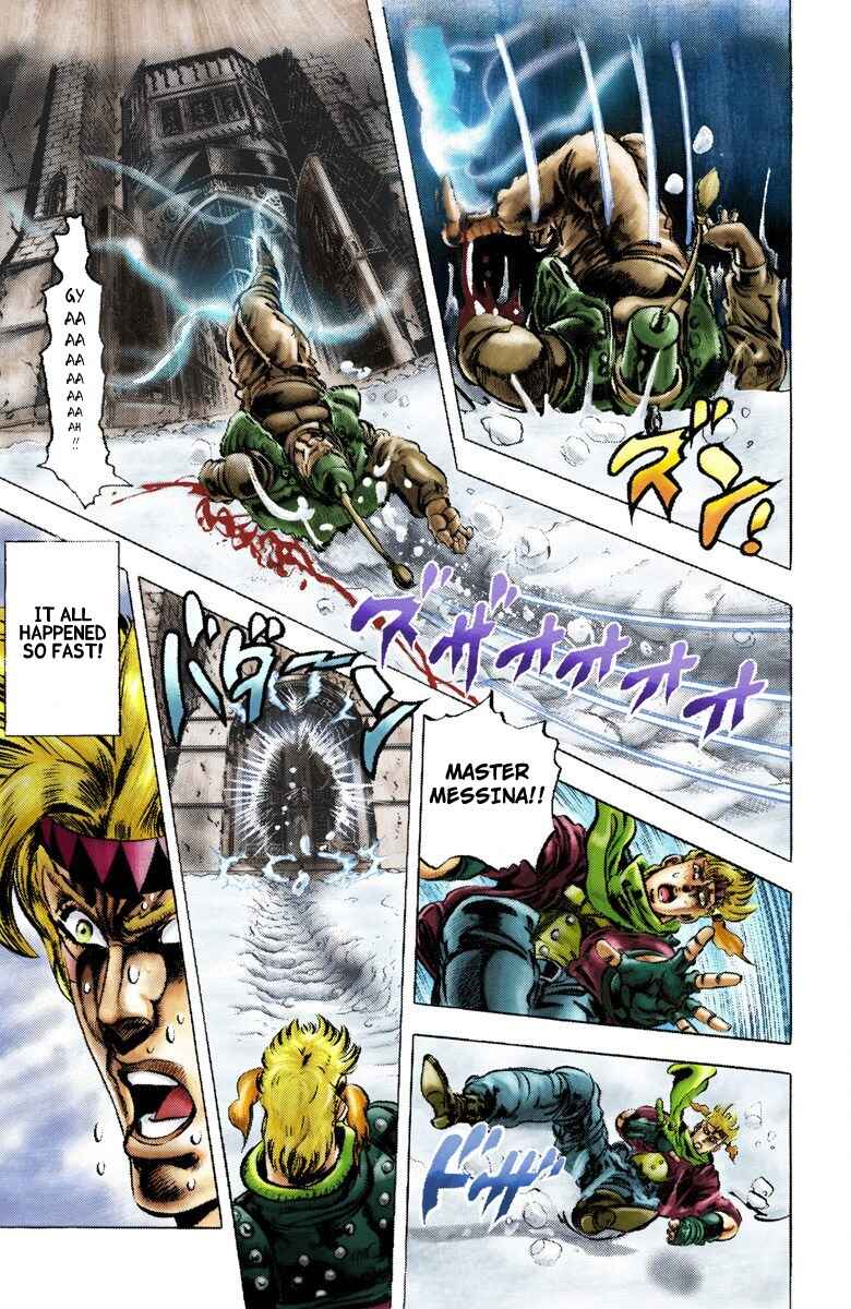 JoJo no Kimyou na Bouken: Part 2 - Sentou Chouryuu Color-ban Chapter 46 - Page 11