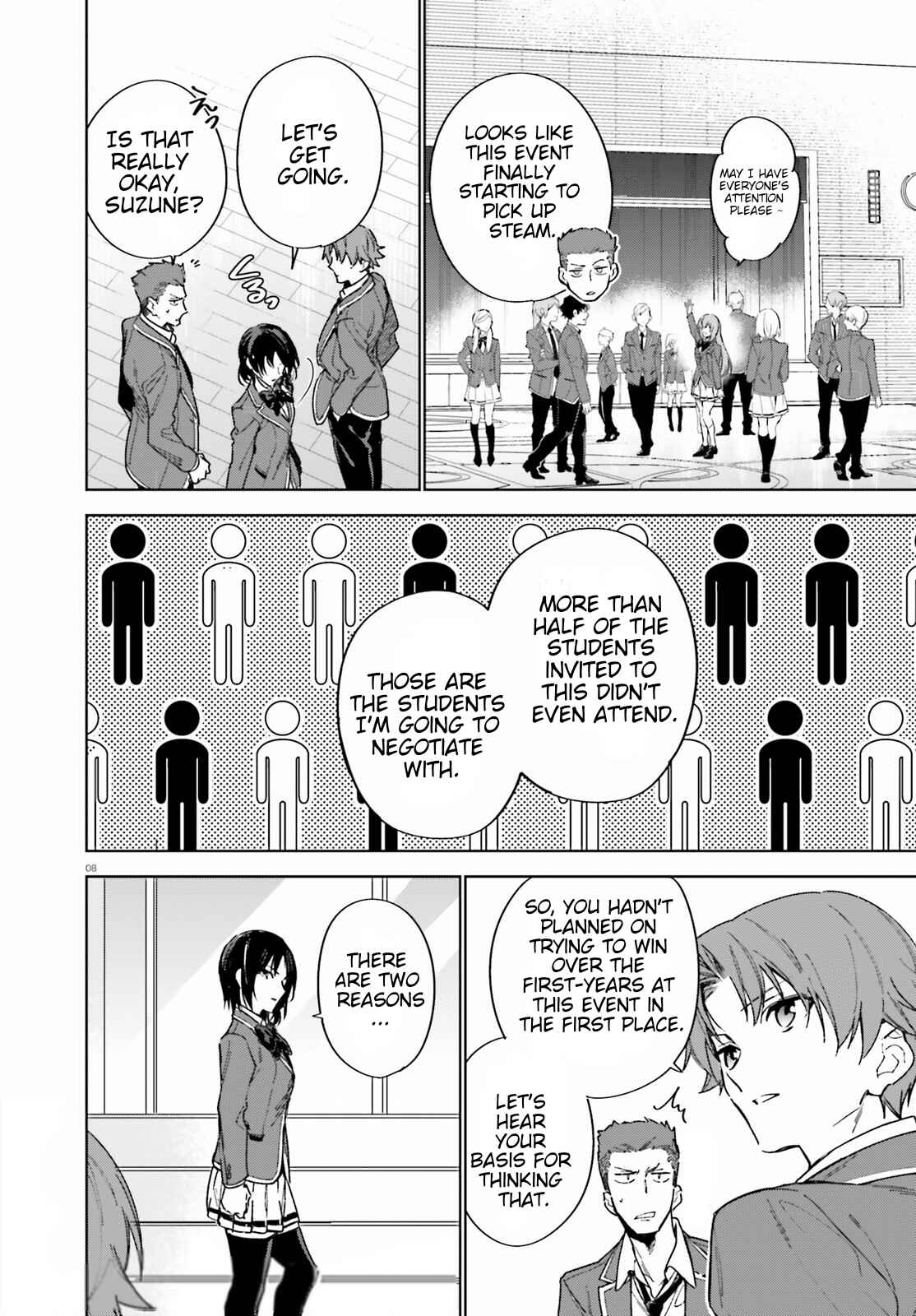 Youkoso Jitsuryoku Shijou Shugi no Kyoushitsu e: 2-nensei-hen Chapter 2 - Page 8