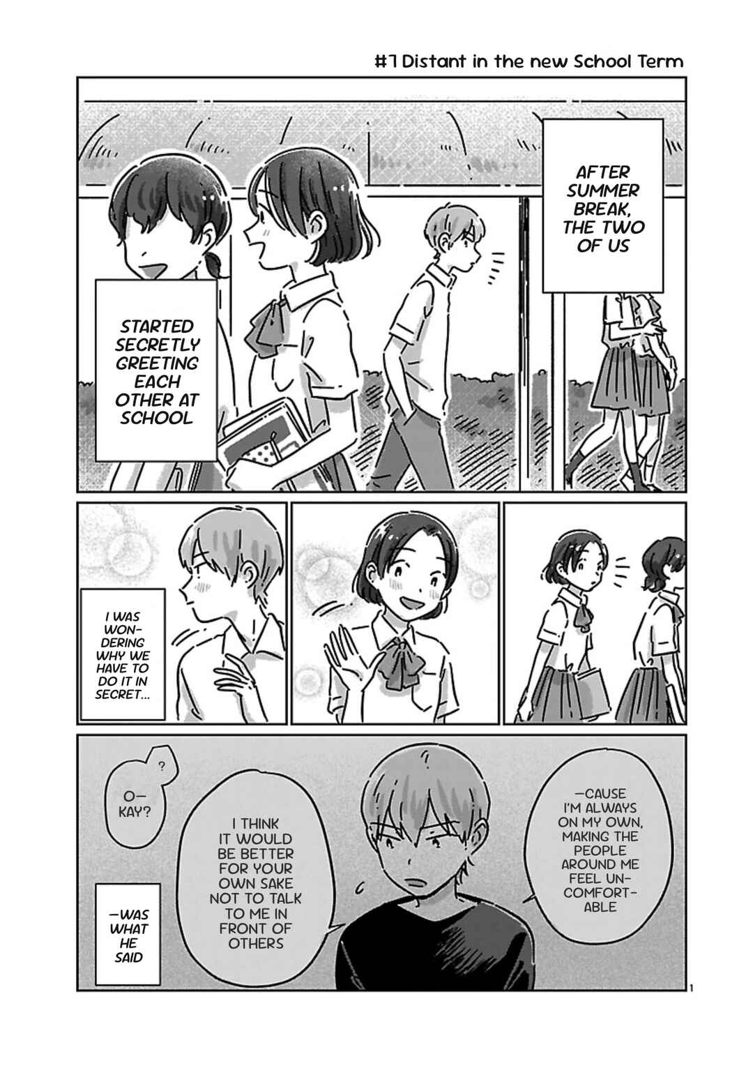Chigau Class no Suki na Hito Chapter 7 - Page 1