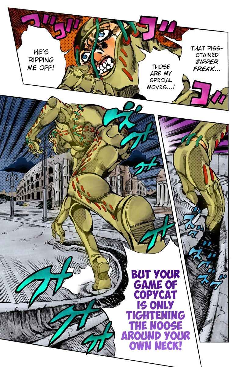 JoJo no Kimyou na Bouken: Part 5 - Ougon no Kaze Color-ban Chapter 126 - Page 4