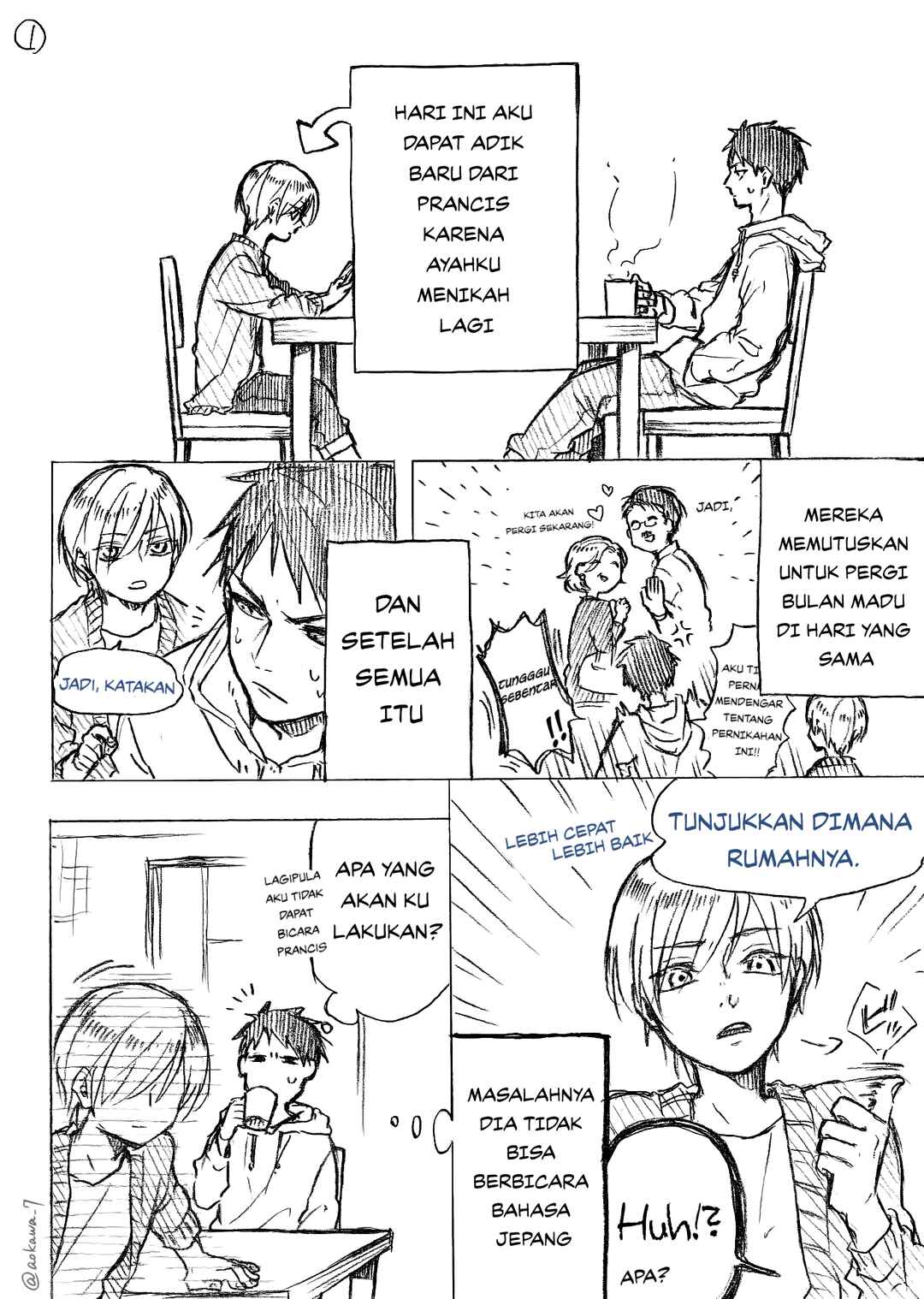 Josou Cosplayer ni Otouto ga Dekiru Manga Chapter 1.1 - Page 1