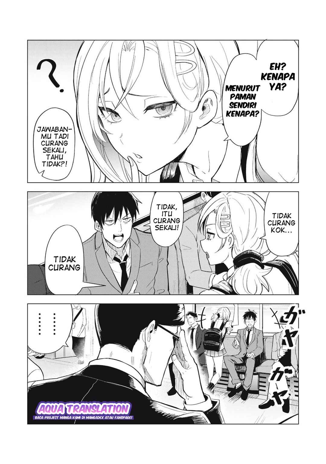 Asa no Tsuukin Densha de, Yatara to Hanashikakete Kuru Joshikousei. Chapter 2 - Page 13