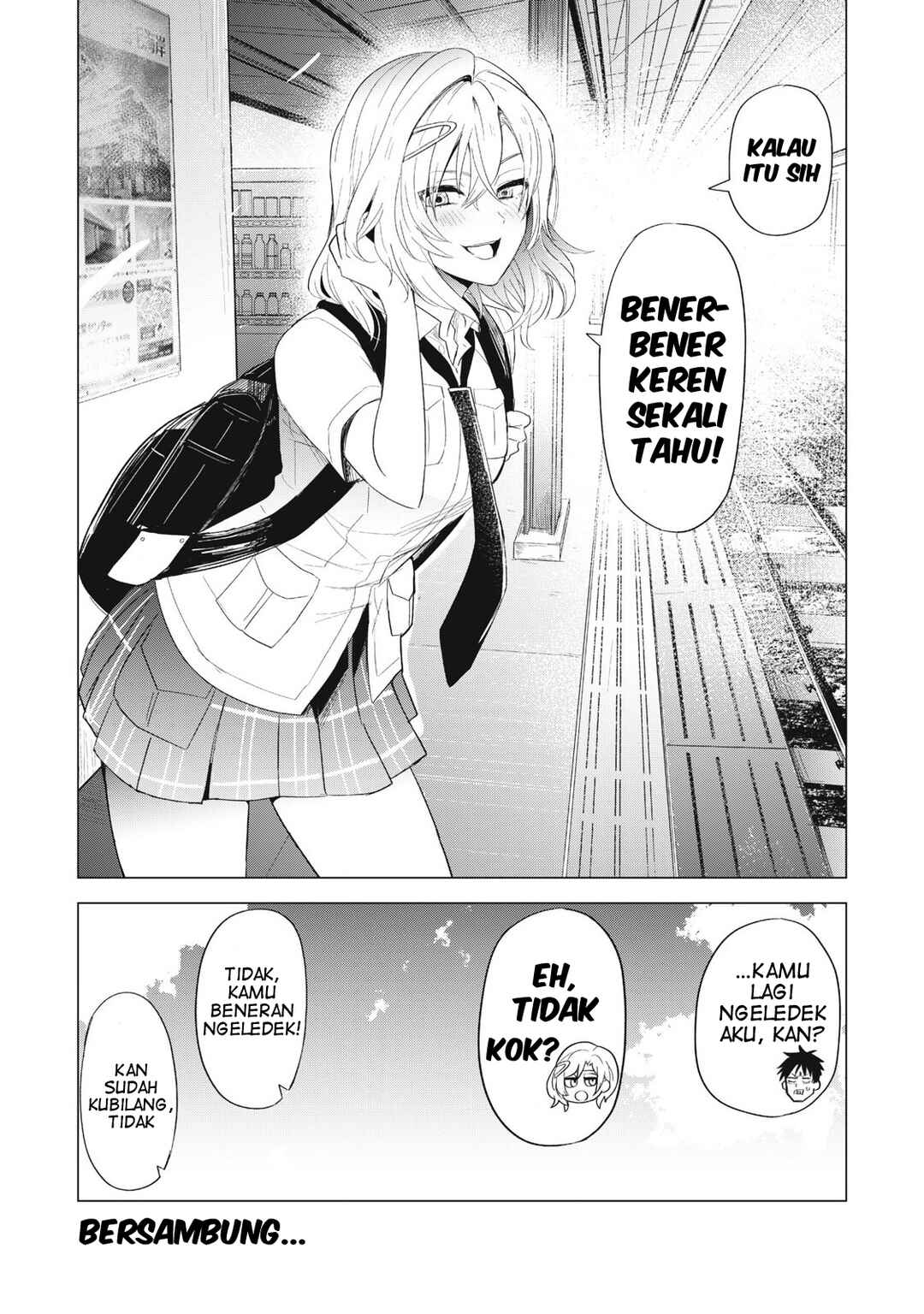 Asa no Tsuukin Densha de, Yatara to Hanashikakete Kuru Joshikousei. Chapter 2 - Page 19