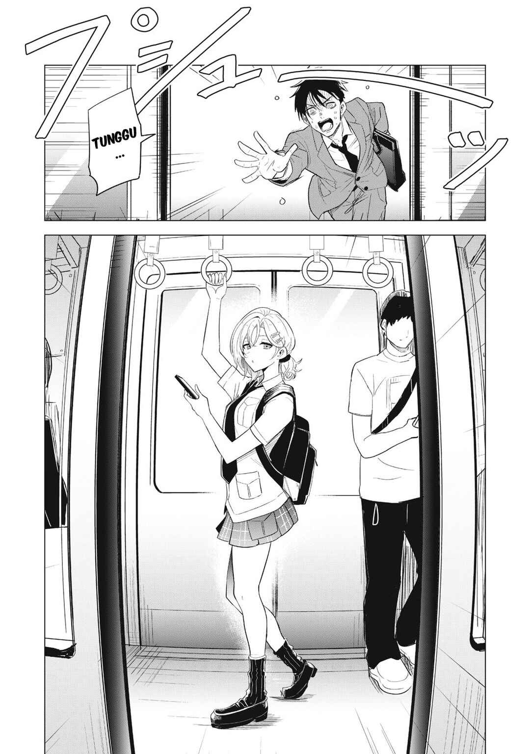 Asa no Tsuukin Densha de, Yatara to Hanashikakete Kuru Joshikousei. Chapter 2 - Page 4