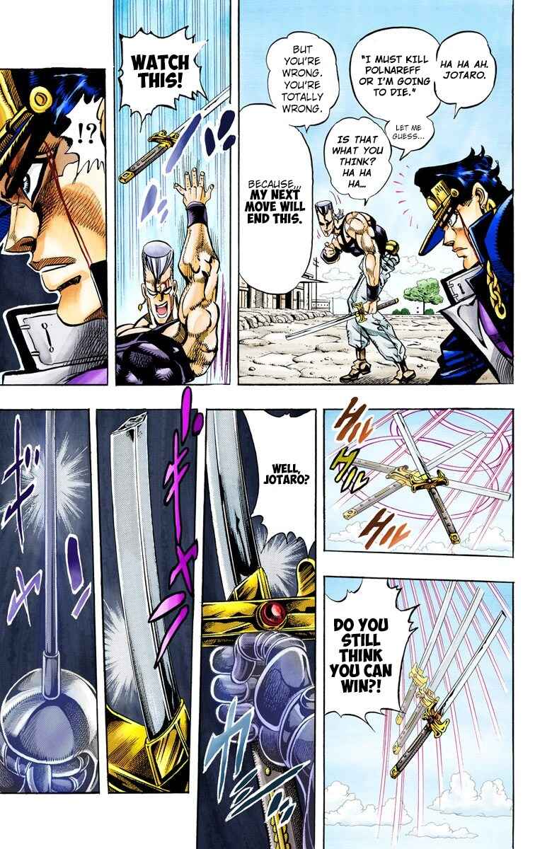 JoJo no Kimyou na Bouken: Part 3 - Stardust Crusaders Color-ban Chapter 84 - Page 12