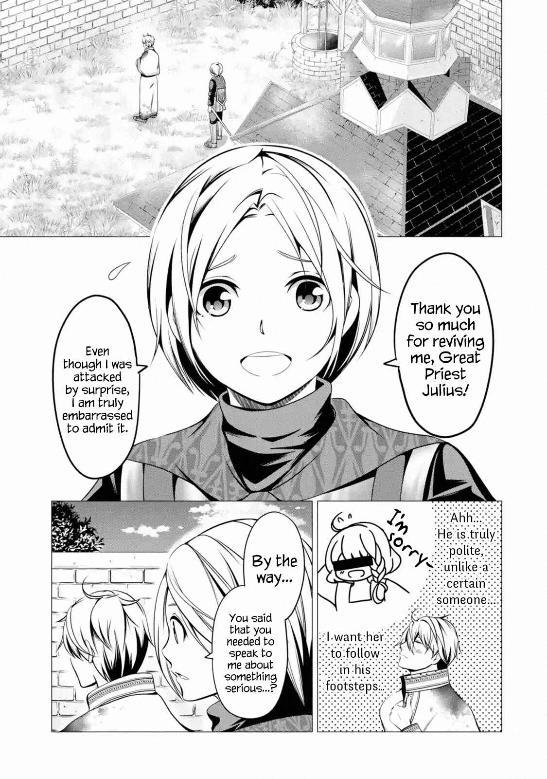 I'm Working at the Church as a Priest, but I Want to Be Cut Some Slack from the Mutilated Bodies of the Heroes that Keep Getting Sent to Me Chapter 2.1 - Page 5