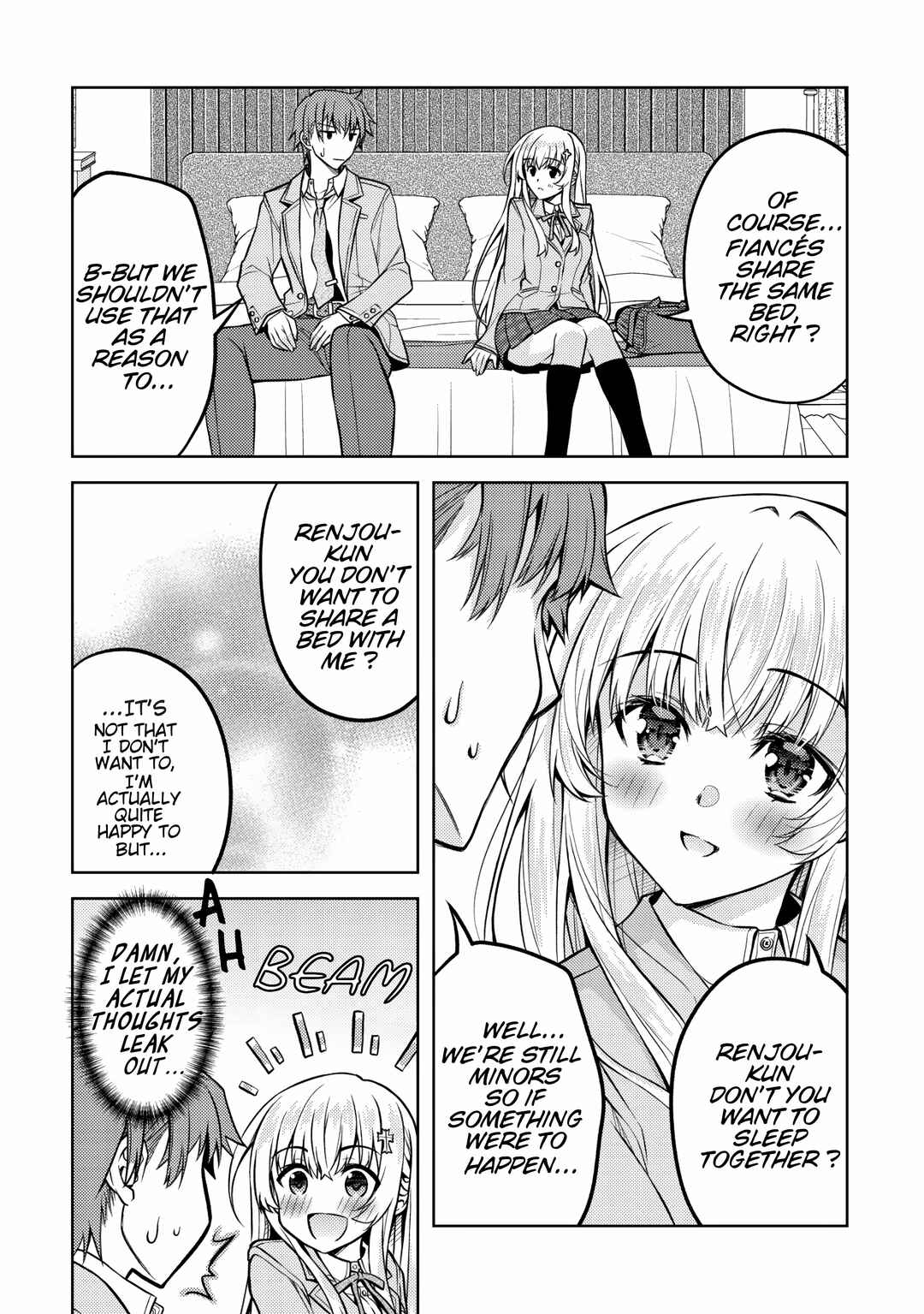 Tsundere Hokuou Bishoujo no Classmate ga, Kon'yakusha ni natta Totan ni Dere Ippentou ni Natteshimatta Ken ni tsuite Chapter 6 - Page 11
