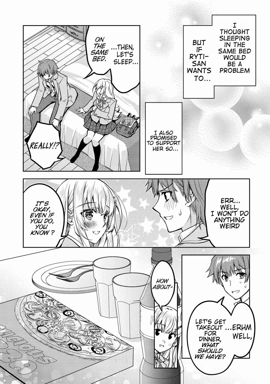 Tsundere Hokuou Bishoujo no Classmate ga, Kon'yakusha ni natta Totan ni Dere Ippentou ni Natteshimatta Ken ni tsuite Chapter 6 - Page 14