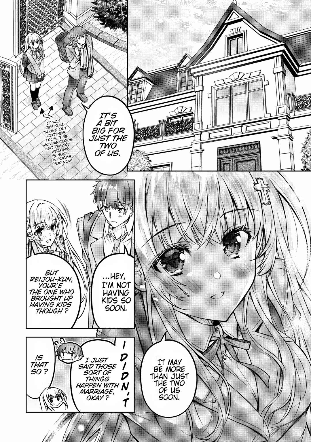 Tsundere Hokuou Bishoujo no Classmate ga, Kon'yakusha ni natta Totan ni Dere Ippentou ni Natteshimatta Ken ni tsuite Chapter 6 - Page 2