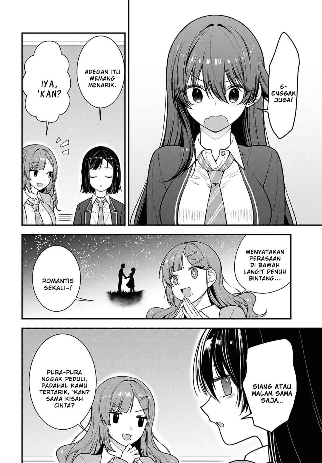 Tonari no Seki no Yankee Shimizu-san ga Kami wo Kuroku Sometekita Chapter 12 - Page 16