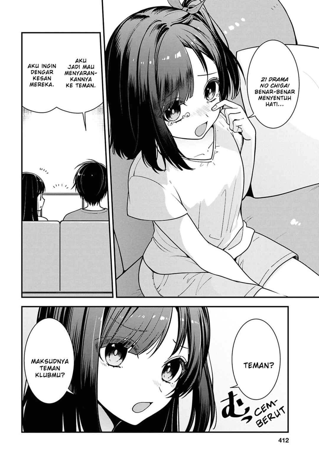 Tonari no Seki no Yankee Shimizu-san ga Kami wo Kuroku Sometekita Chapter 12 - Page 2