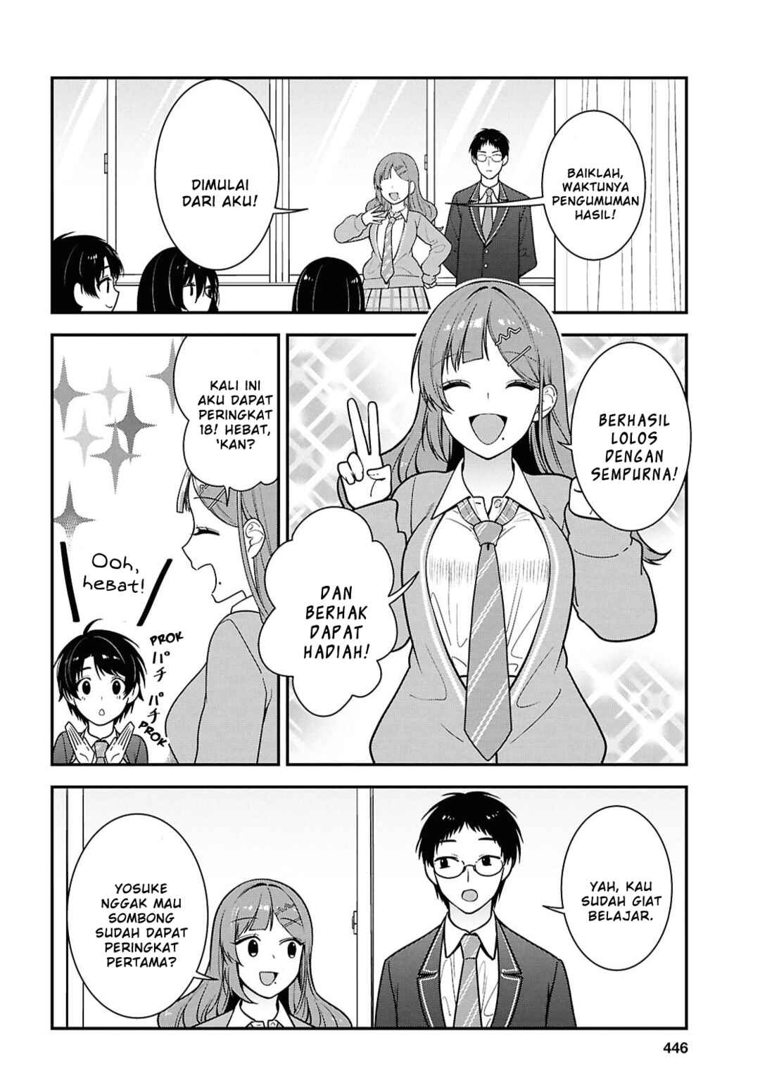 Tonari no Seki no Yankee Shimizu-san ga Kami wo Kuroku Sometekita Chapter 12 - Page 36