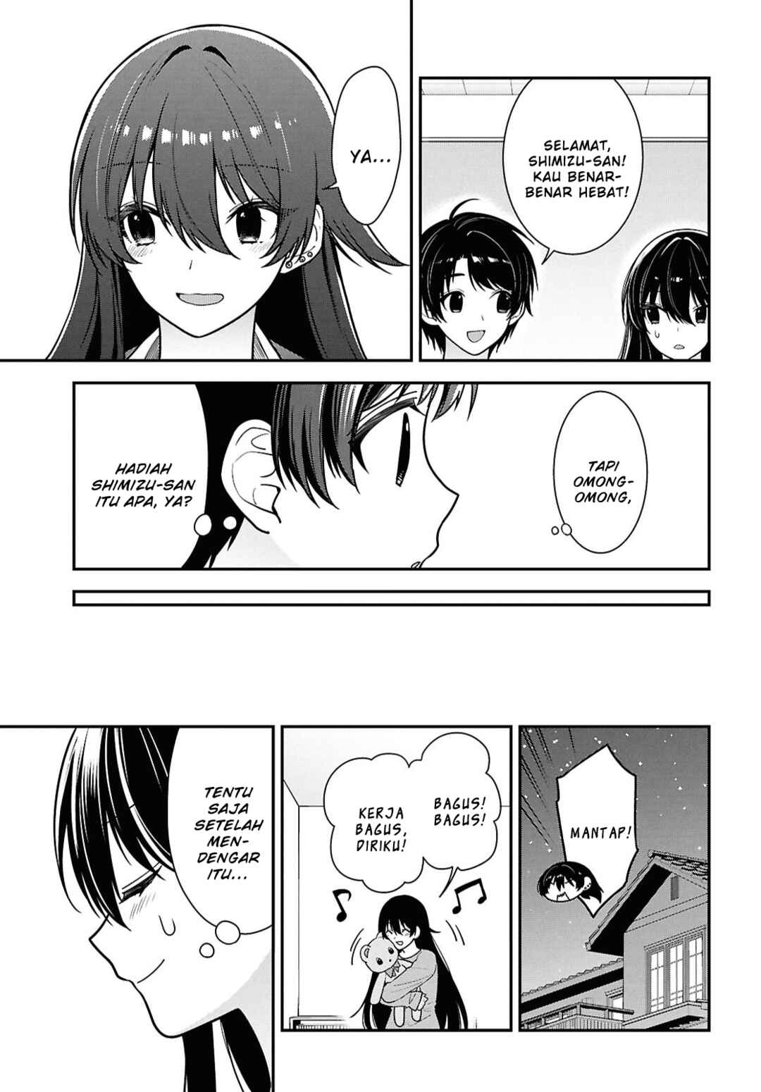 Tonari no Seki no Yankee Shimizu-san ga Kami wo Kuroku Sometekita Chapter 12 - Page 39