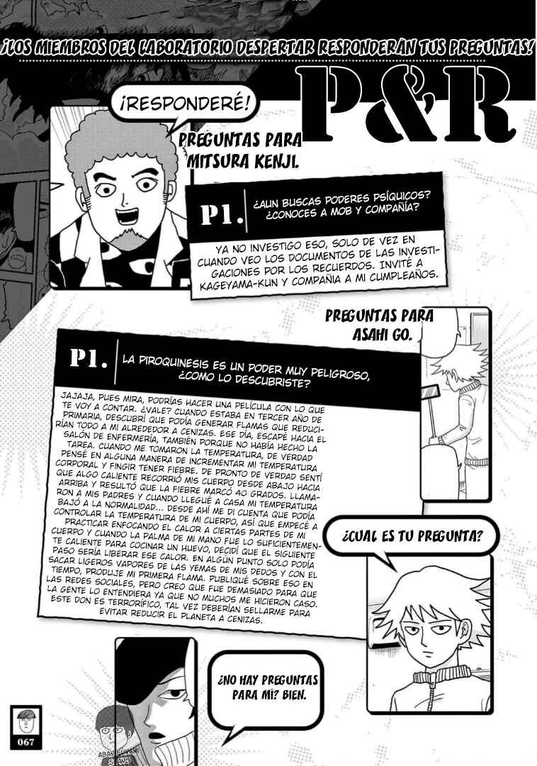 Mob Psycho 100 Official Fanbook. Chapter 4 - Page 11