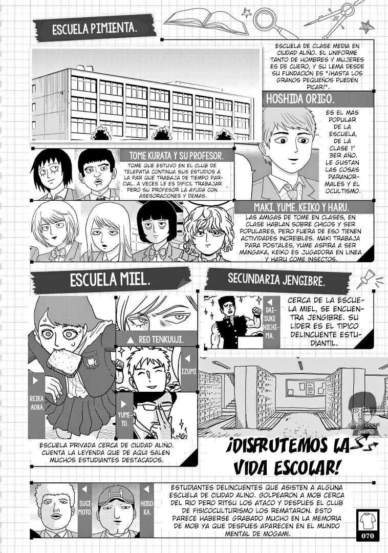 Mob Psycho 100 Official Fanbook. Chapter 4 - Page 14