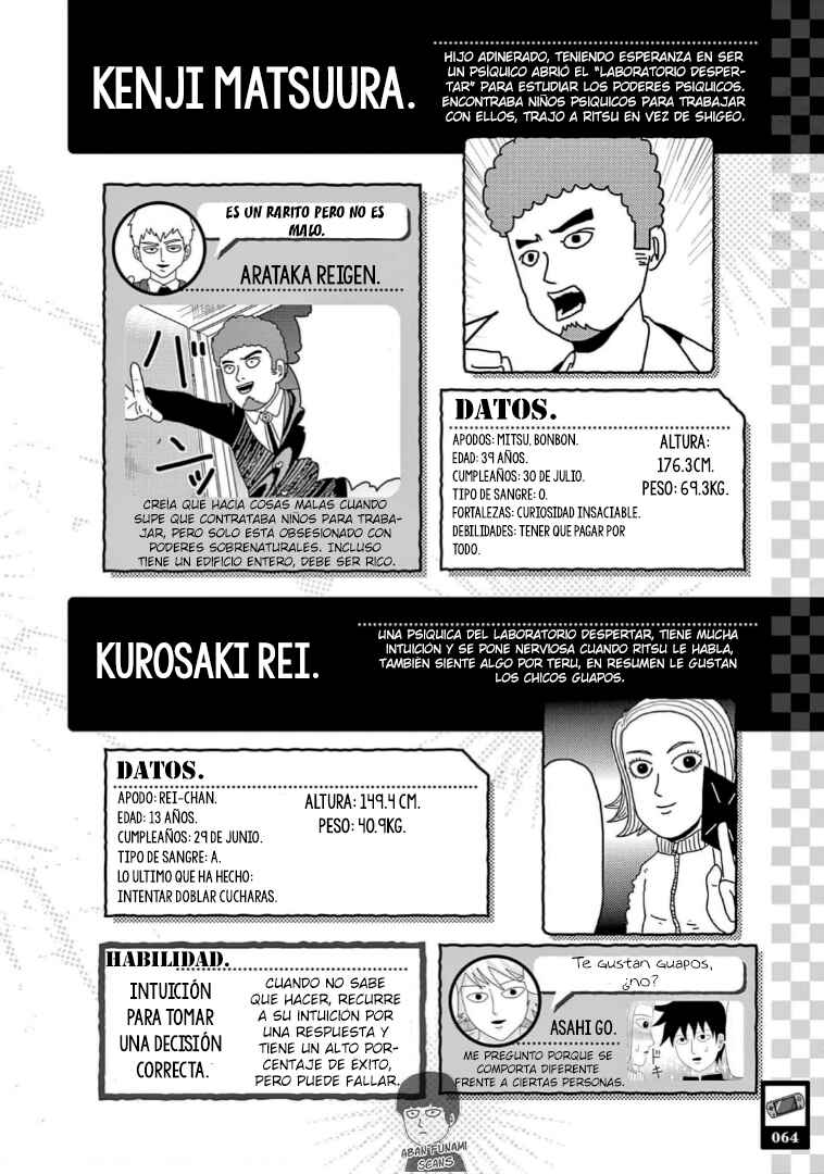Mob Psycho 100 Official Fanbook. Chapter 4 - Page 8