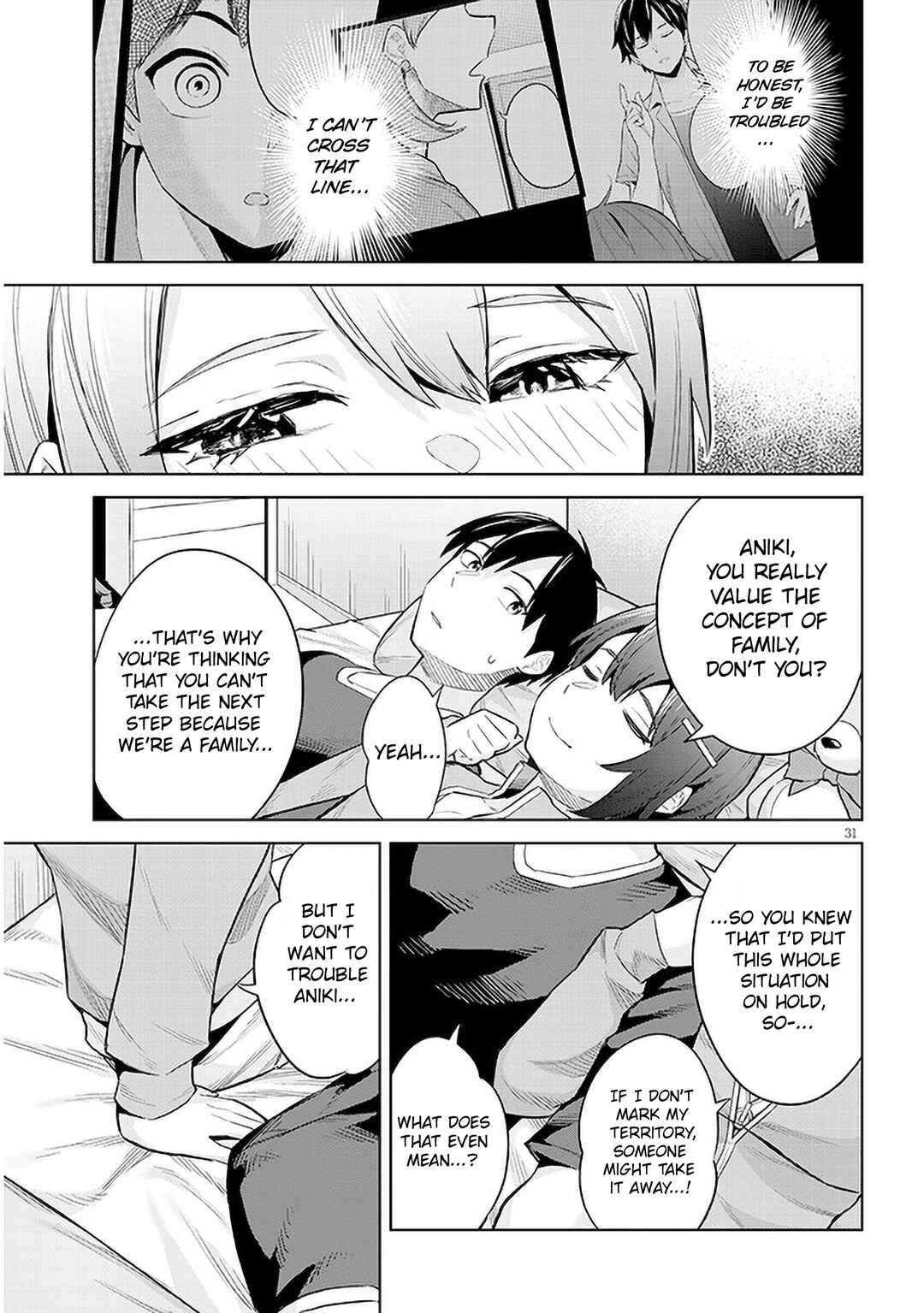 Jitsu wa Imouto deshita. ~Saikin Dekita Giri no Otouto no Kyorikan ga Yatara Chikai Wake~ Chapter 10 - Page 31
