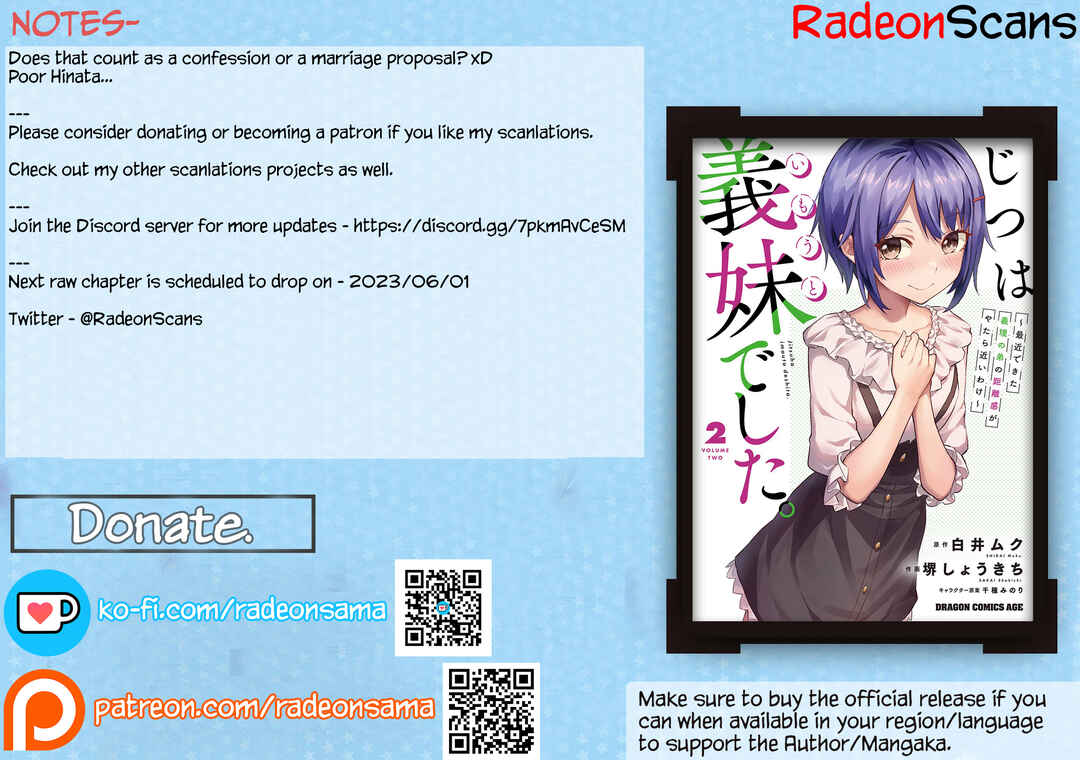 Jitsu wa Imouto deshita. ~Saikin Dekita Giri no Otouto no Kyorikan ga Yatara Chikai Wake~ Chapter 10 - Page 36