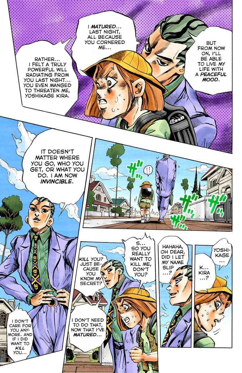 JoJo no Kimyou na Bouken: Part 4 - Diamond wa Kudakenai Color-ban Chapter 154 - Page 10