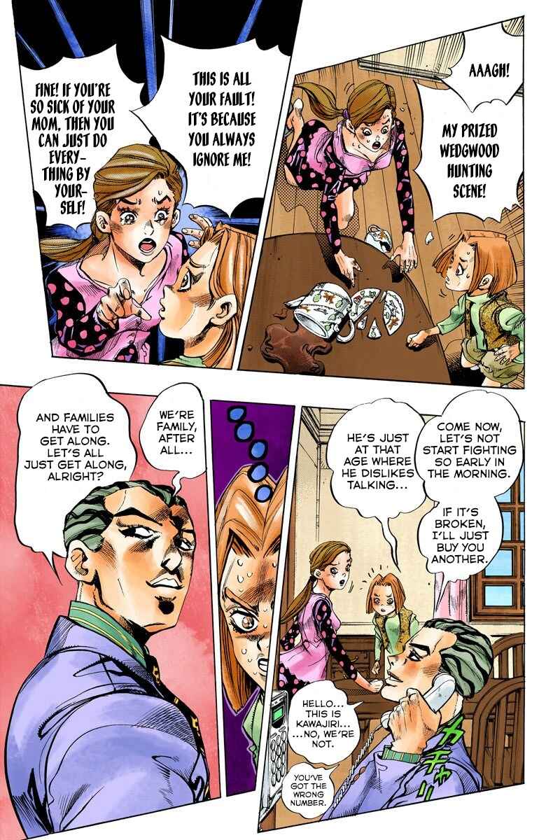 JoJo no Kimyou na Bouken: Part 4 - Diamond wa Kudakenai Color-ban Chapter 154 - Page 6