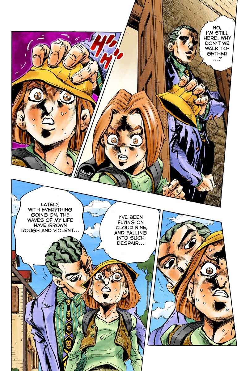 JoJo no Kimyou na Bouken: Part 4 - Diamond wa Kudakenai Color-ban Chapter 154 - Page 9