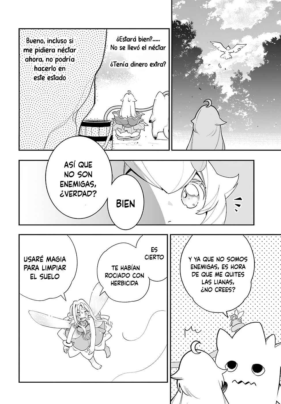 Shokubutsu Monster Musume Nikki: Seijo datta Watashi ga Uragirareta Hate ni Alraune ni Tensei Shite Shimatta node, kore kara wa Kougousei o Shinagara Shizuka ni Shokubutsu Life o Sugoshimasu Chapter 23 - Page 34