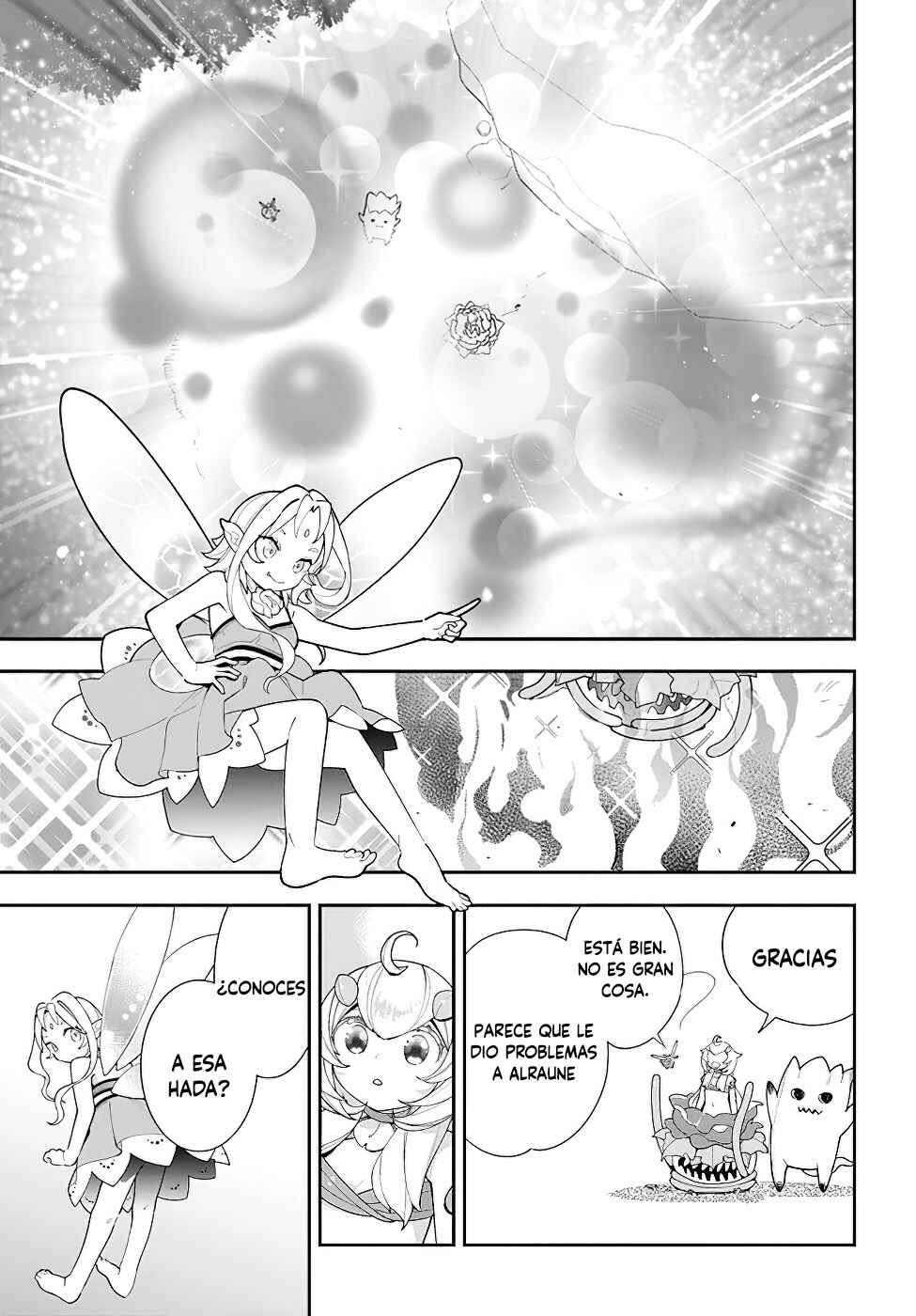 Shokubutsu Monster Musume Nikki: Seijo datta Watashi ga Uragirareta Hate ni Alraune ni Tensei Shite Shimatta node, kore kara wa Kougousei o Shinagara Shizuka ni Shokubutsu Life o Sugoshimasu Chapter 23 - Page 35