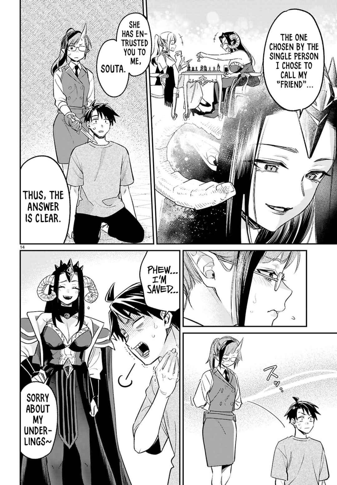 Shounin Skill de Maoujou no Kouryaku o Mezasu: Isekai Ten'i Shita node Saikyou Item to Talk-jutsu de Ikinuku koto ni shita Chapter 8 - Page 14