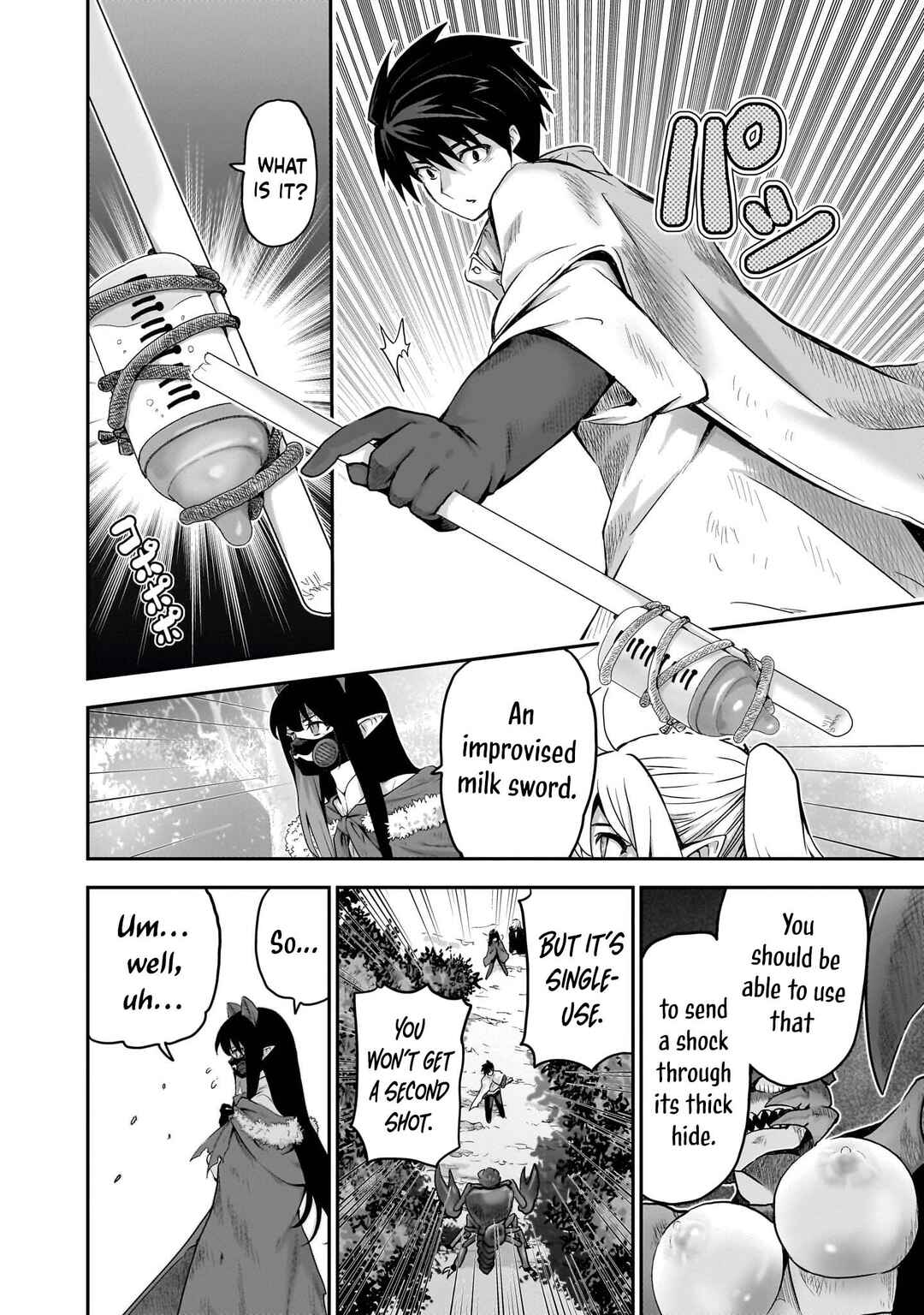 Milk-shibori Hunter no Isekai Sakunyuuki ~Nouka no Saenai Otoko ga Arayuru Shuzoku no Chiku-B wo Moteasobi-toriko ni Suru~ Chapter 7 - Page 30
