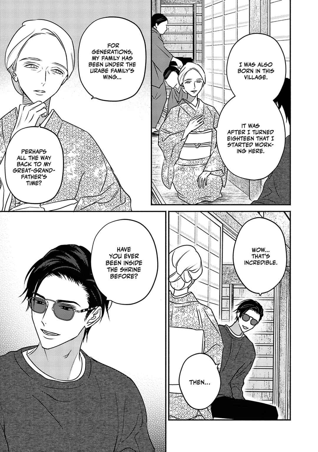Komadori wa, Yoru no Tobari Chapter 2 - Page 14