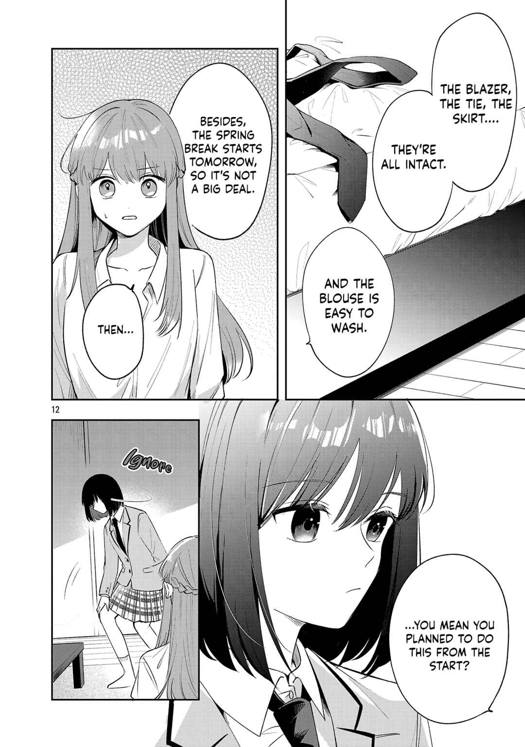 Shuu ni Ichido Classmate wo Kau Hanashi: Futari no Jikan, Iiwake no 5000-en Chapter 8 - Page 12