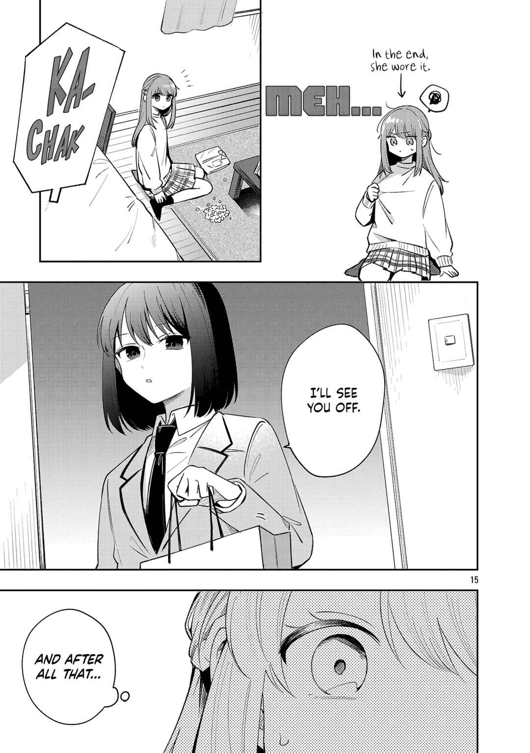 Shuu ni Ichido Classmate wo Kau Hanashi: Futari no Jikan, Iiwake no 5000-en Chapter 8 - Page 15